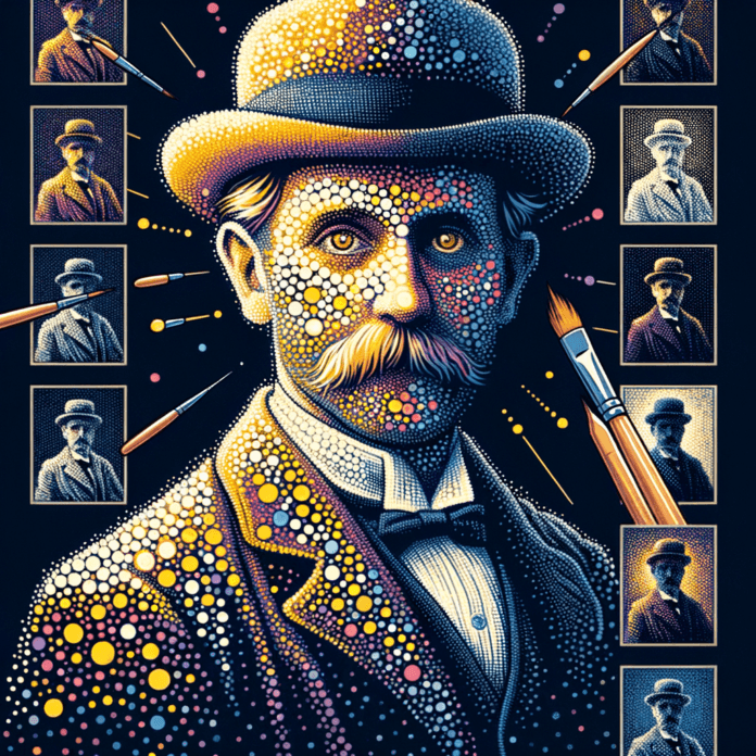 Analizza come Georges Seurat sviluppò il pointillismo, una rivoluzionaria tecnica pittorica che scomponeva i colori in punti distinti che, osservati da lontano, si fondono nell'occhio dello spettatore.